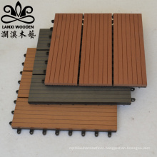 China Solid/Hollow 3D Embossing Co-extrusion Wood Plastic WPC Decking Outdoor